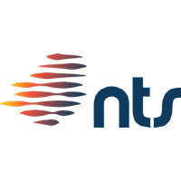 Logo da NTS, empresa de transporte de gás natural com rede estratégica de gasodutos no Brasil