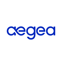 Logotipo da Aegea, cliente da Sertras para serviços de gestão de terceiros.